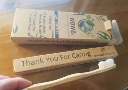 green product review Wowe bamboo toothbrush