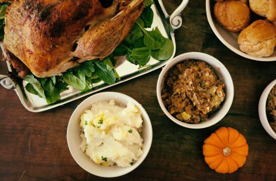 how green is it to eat Thanksgiving Dinner